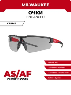 Очки защитные ENHANCED (серые), 4932478907 Milwaukee 252113344 купить за 2 230 ₽ в интернет-магазине Wildberries